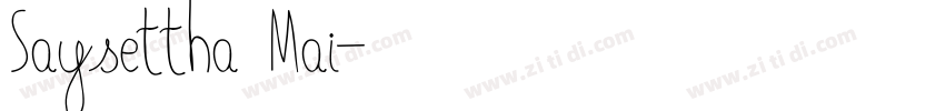 Saysettha Mai字体转换